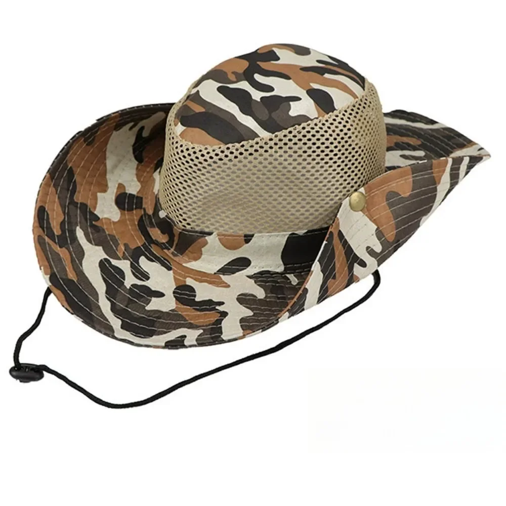 Outdoor Hunting Prints - Topi Ember Jaring Kamuflase Topi Pantai