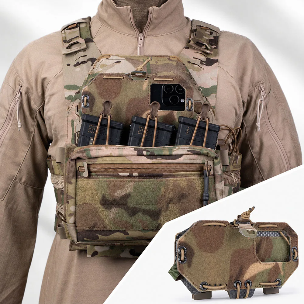 Outdoor Hunting Prints - Penyangga Ponsel Taktis Lipat MOLLE dengan