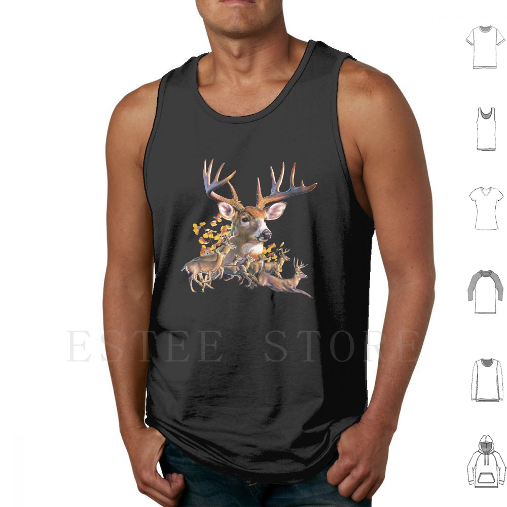 Wildman Hunting & Outdoor - Tank Top Tanpa Lengan Motif Kolase