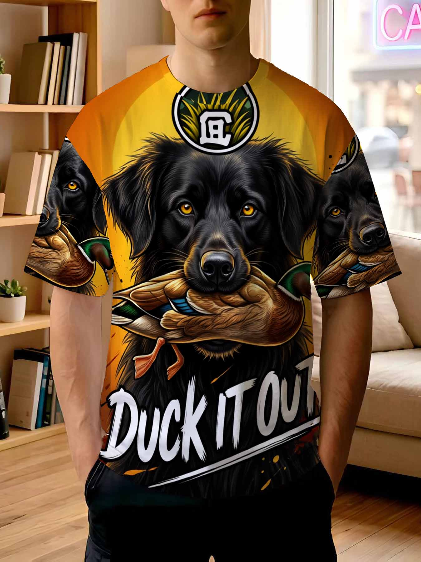 Outdoor Hunting Graphic Tees - Kaos Cetak Baru 2026 Kaos Pria