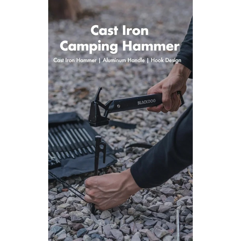 Hunting Camp Outdoor Supplies - Palu Survival BLACKDOG, Peralatan Luar Ruangan