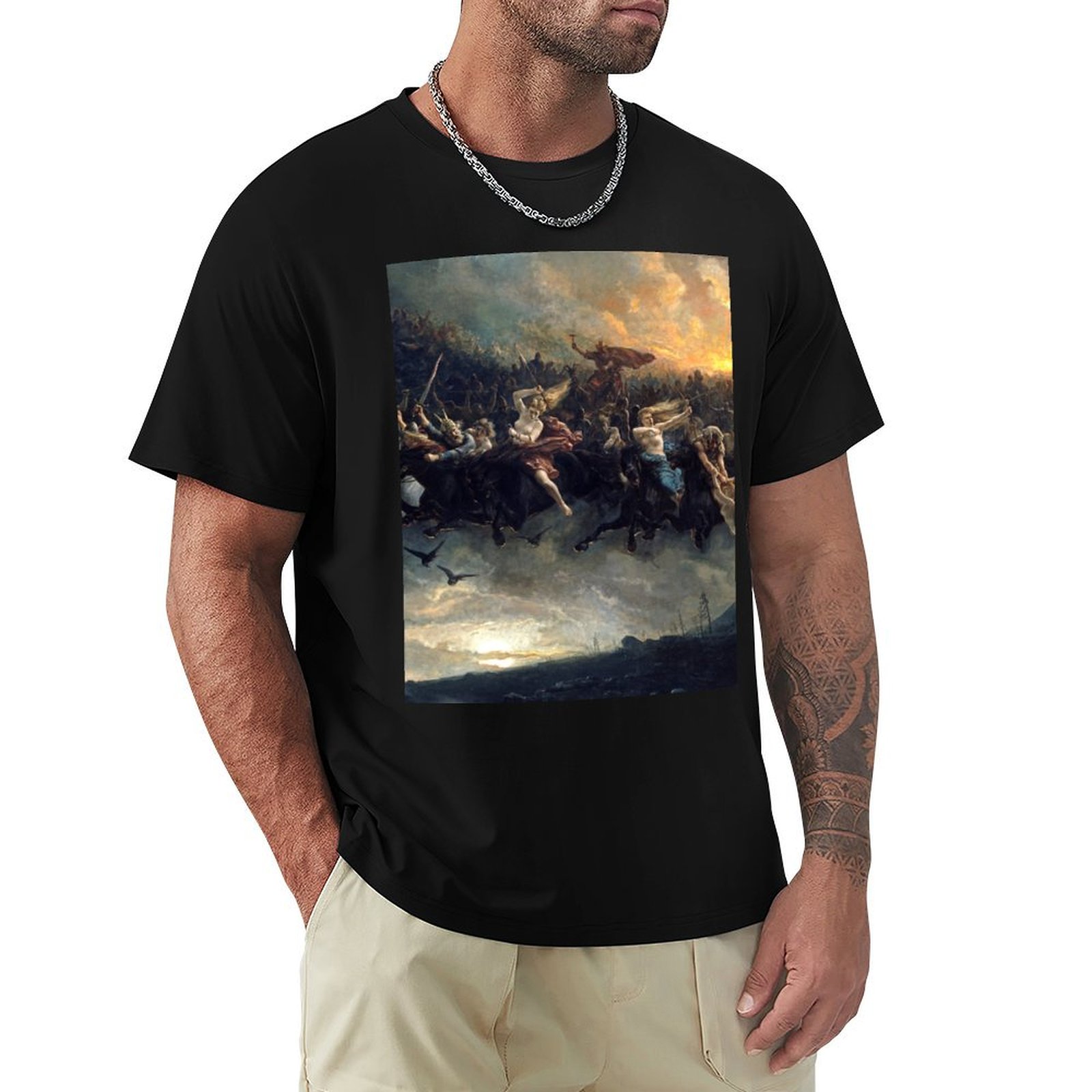 Wildman Hunting & Outdoor - Pengejaran Liar Odin (1872), Lukisan Mitologis