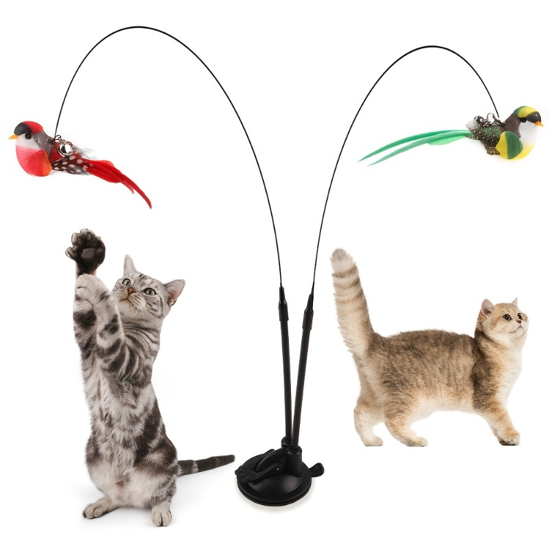 Outdoor Hunting Toys - Tongkat Interaktif untuk Kucing - Alas