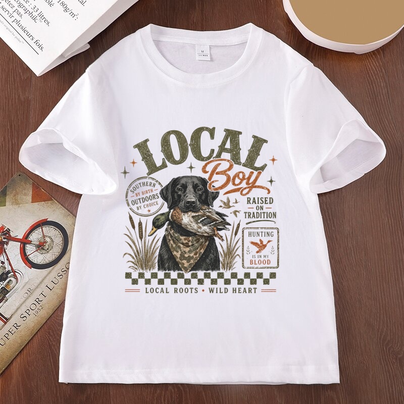 Kaos Grafis Berburu Anak Laki- - Outdoor Hunting Graphic Tees ulasan dan harga