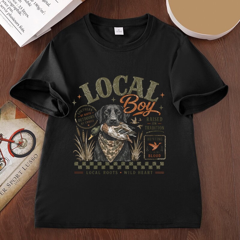 Kaos Grafis Berburu Anak Laki- - Outdoor Hunting Graphic Tees ulasan dan harga