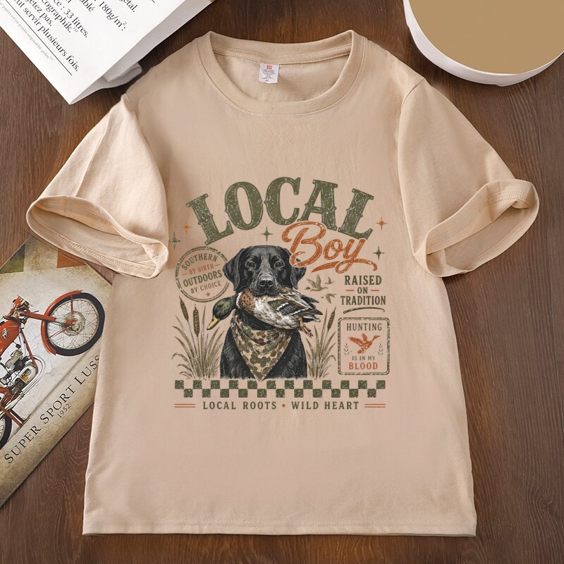 Kaos Grafis Berburu Anak Laki- - Outdoor Hunting Graphic Tees ulasan dan harga