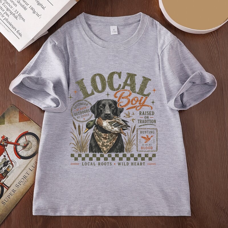 Kaos Grafis Berburu Anak Laki- - Outdoor Hunting Graphic Tees ulasan dan harga