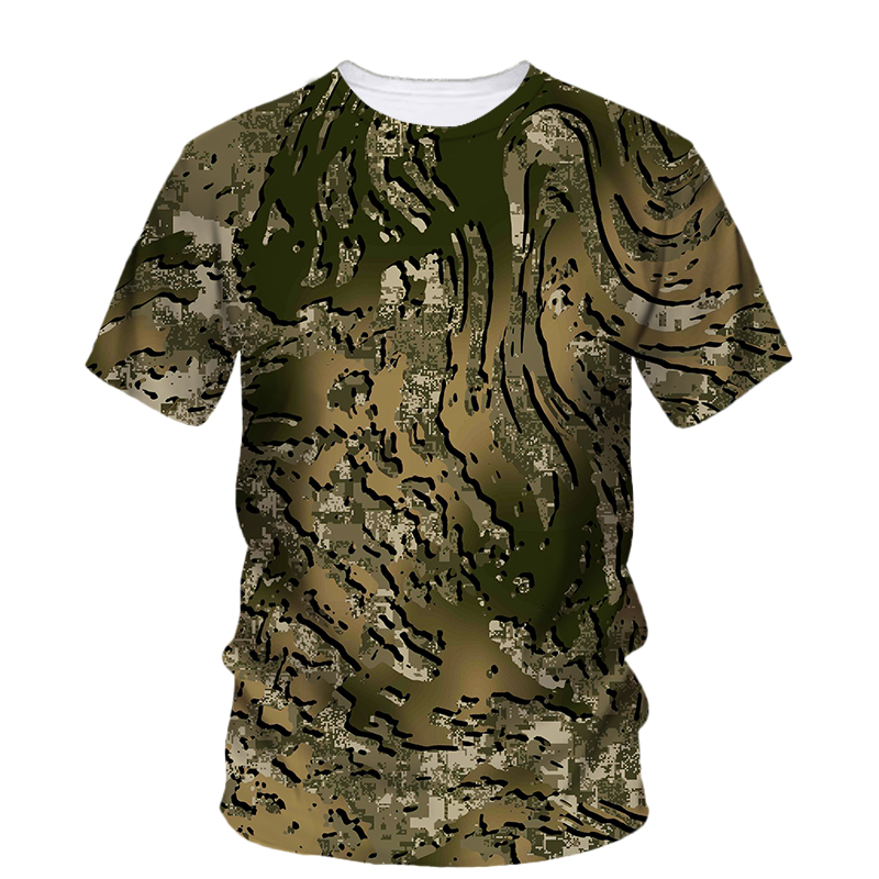 Kaus kamuflase berburu pria, a - Outdoor Hunting Graphic Tees ulasan dan harga