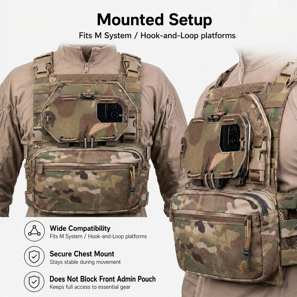 Penyangga Ponsel Taktis Lipat  - Outdoor Hunting Prints ulasan dan harga