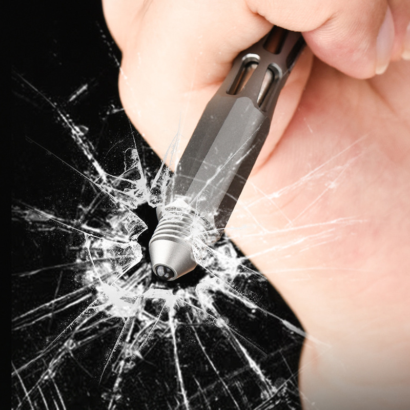 Pena Taktis Titanium dengan Pe - Tactical Pen Tool ulasan dan harga