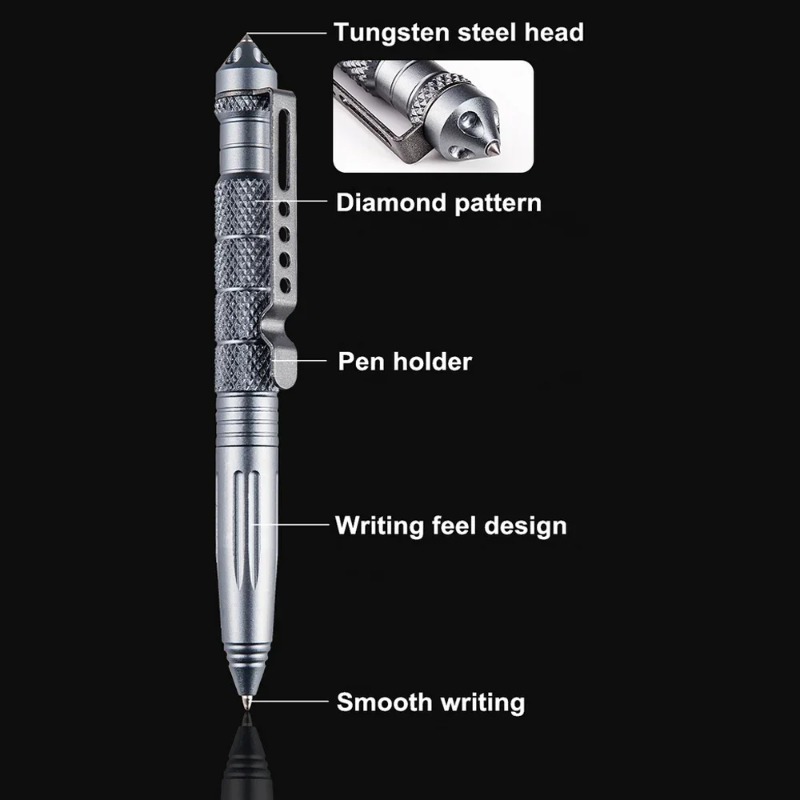 Pena Taktis Militer Paduan Alu - Tactical Pen Tool ulasan dan harga
