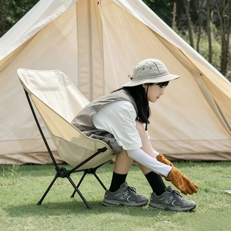 Kursi Berkemah Lipat Ringan Po - Outdoor Hunting Chair ulasan dan harga