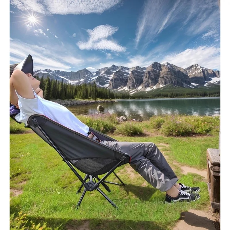 Kursi Berkemah Lipat Ringan Po - Outdoor Hunting Chair ulasan dan harga
