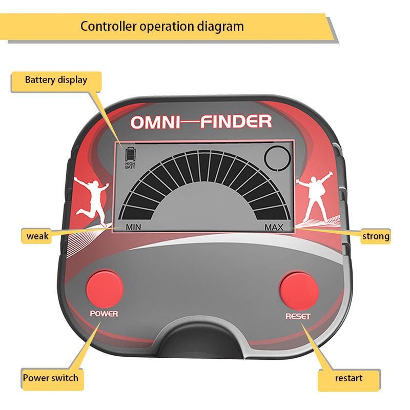 MD3002 Detektor Logam Bawah Ta - Outdoor Hunting Toys ulasan dan harga