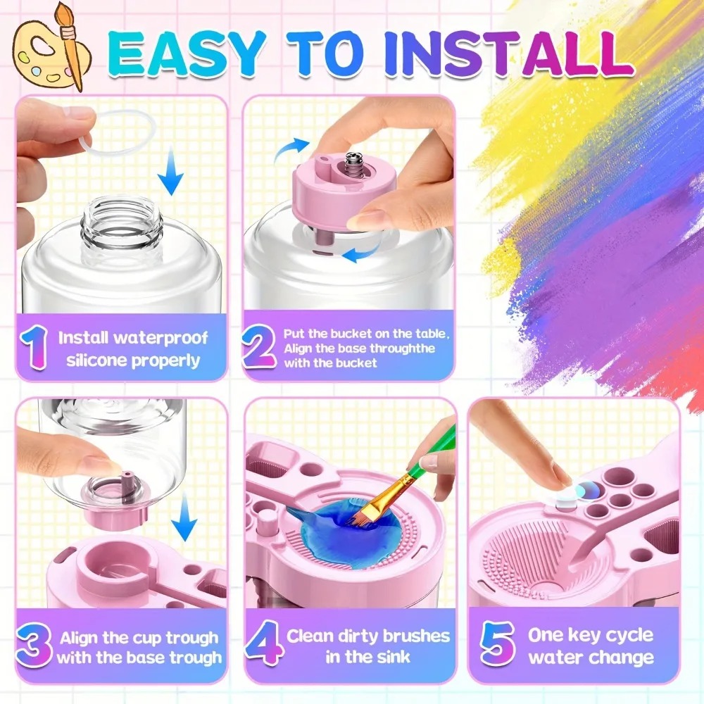 Pencuci Kuas Lukis Multifungsi - Tactical Pen Tool ulasan dan harga