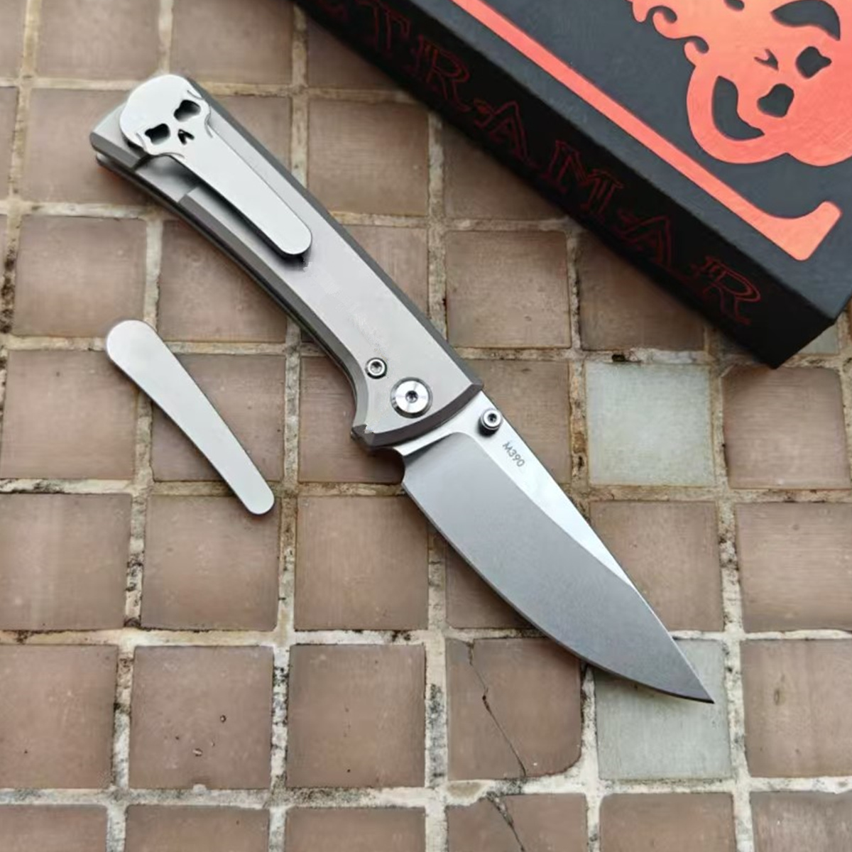 Pisau Lipat Baru Chaves RCK9 U - Outdoor Hunting Logo ulasan dan harga