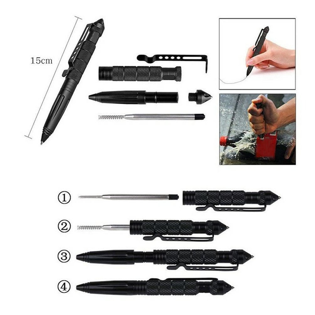 Pena taktis militer logam kual - Tactical Pen Tool ulasan dan harga