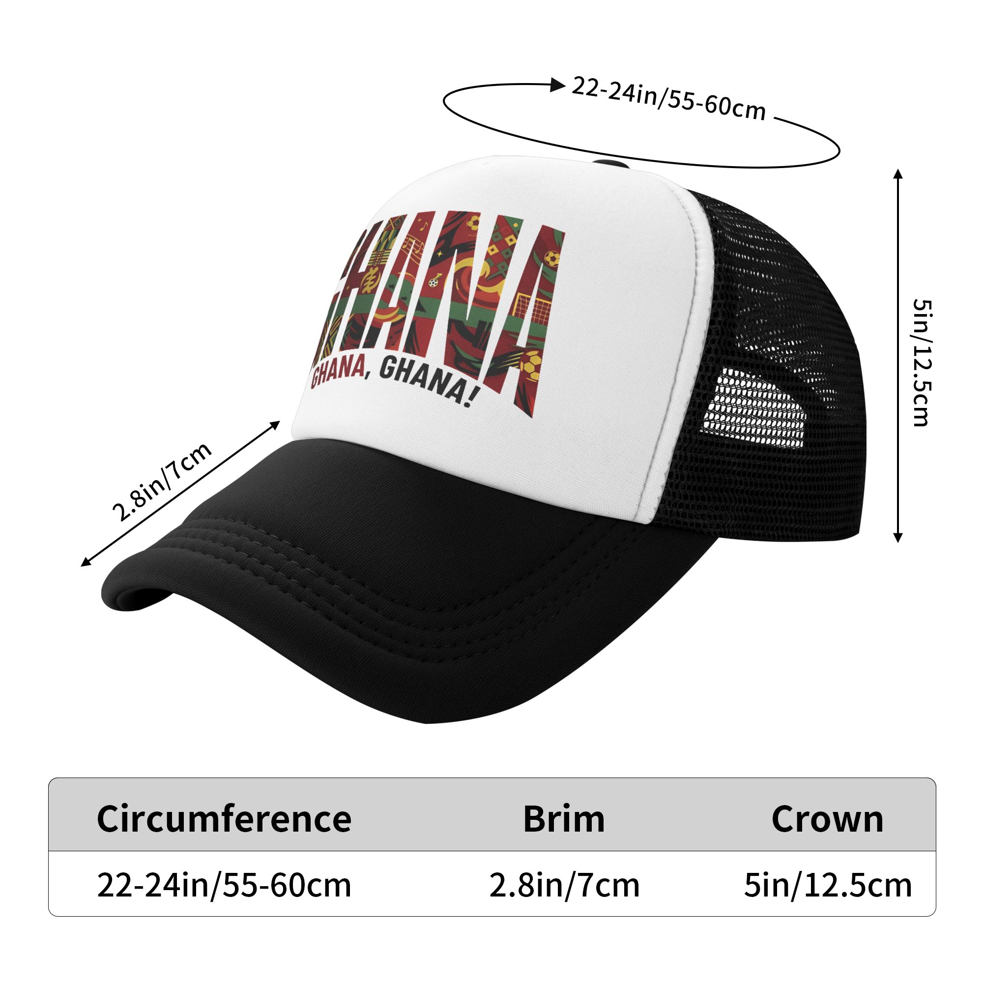 Topi Tim Nasional Ghana, Topi  - Outdoor Hunting Logo ulasan dan harga